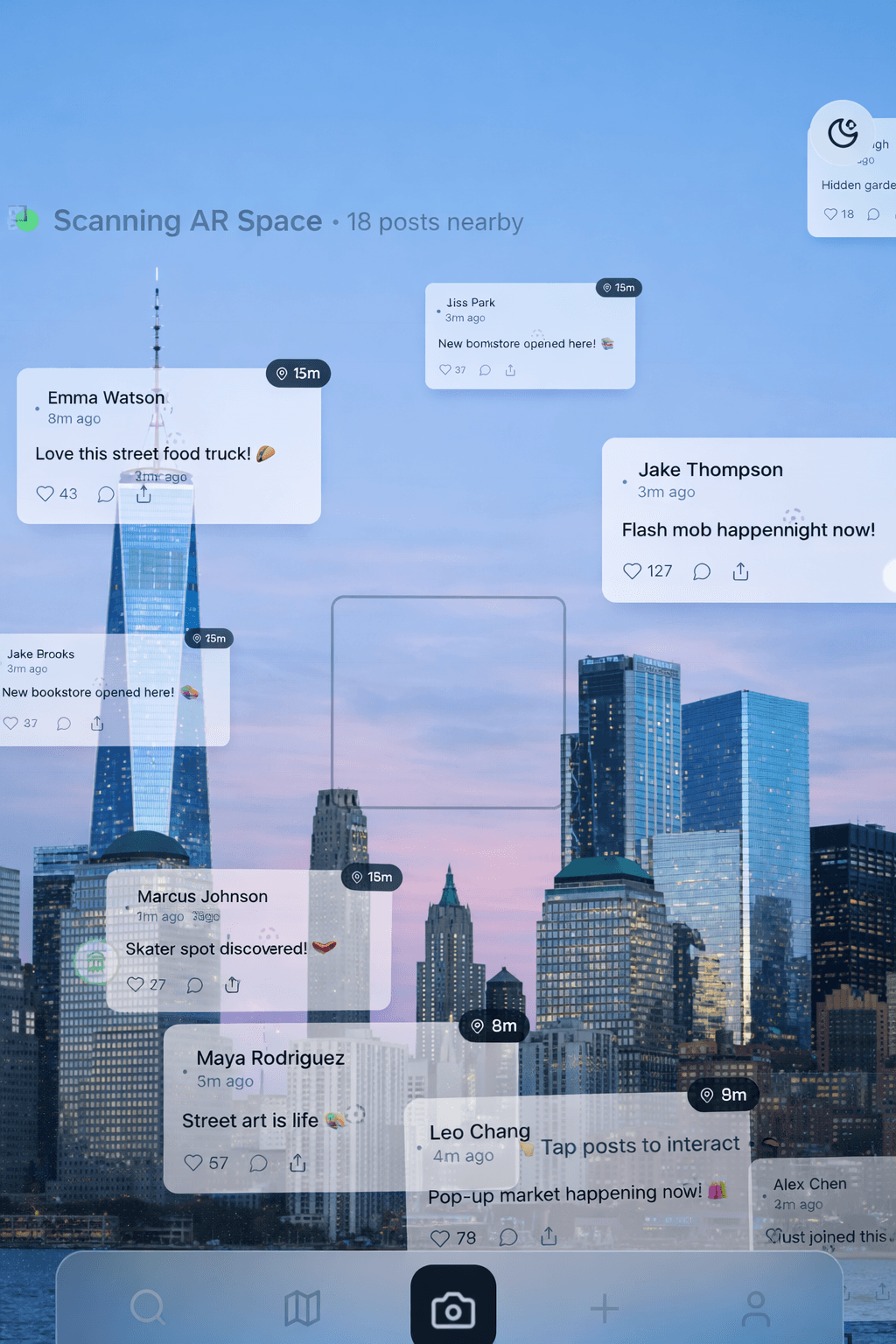 Digital billboard advertisement on a city street showcasing DOOH capabilities